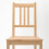 IKEA PINNTORP Light Brown Pine Chair 3