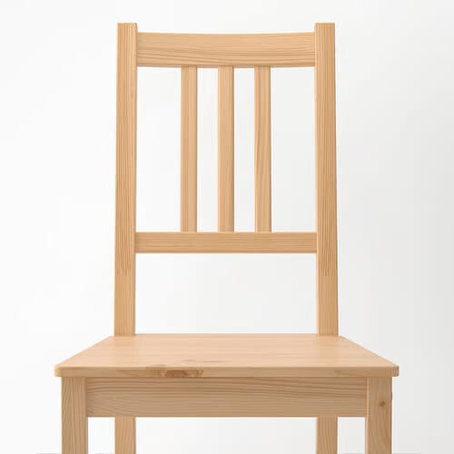 IKEA PINNTORP Light Brown Pine Chair 2