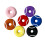 Soft Tennis Racket Dampener Vibration Reducer for String Bed Practice and Rally Grape 7