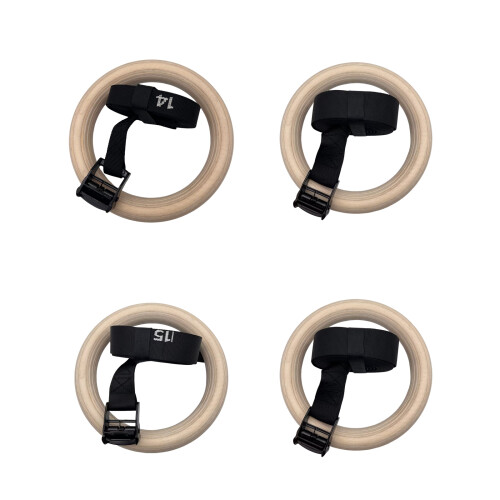 Adjustable Gymnastic Rings With Strap For Strength Training And Homes Workout 28 thick A 1