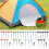 8Pcs Screw Thread Tent Stakes Pin Campings Tent Peg with Hexagon Socket Green 5