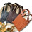 Two Piece PU Bag Panels for Grip Replacement and Custom Bag Making Brown 8