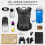 16L Hydrations Backpack Outdoor Hiking Backpack Large Capacity Running Black and yellow 6