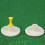 5Pcs Hollows Training Driving Range Tees Stable Ball Holder Golf Accessorys White 8