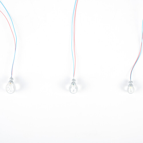 10Pcs LED Ceiling Light Lamp HO Scale for Sand-table Exercise Warm White 100 scale 1