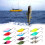 12Pcs Metal Spoon Lures Baits Casting Spinner Baits Steel Single Hook Fishhooks 3.5 grams 2