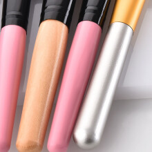 Synthetic Fiber Makeup Brush For Women Travel Fan Brushes Cosmetic Brown and black hair