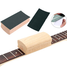 Bass Guitar Fretboard Sanding Wood Block Fret Leveling Fingerboard Luthier Tool 14 inch