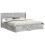 VidaXL vidaXL Bed Frame with Storage and Headboard Concrete Grey 180 x 200 cm 4