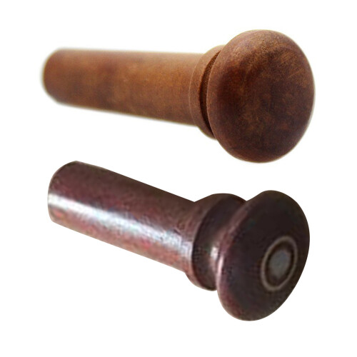 Violin Tail Button End Pin Replacement Violin Tail Button for 4/4 Redwood with fish ey 2