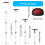 Golf Club Support Protector Adjustable Golf Travel Bag Support Rod Black red 4