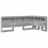 VidaXL vidaXL Storage Headboard with Shelf Grey Sonoma 90 cm Engineered Wood 4