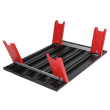 Faltbarer Reisetisch Aluminium Mini rot