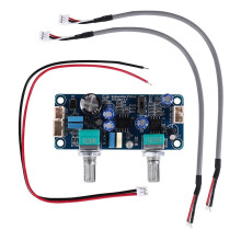 Low Pass Filter Bass Subwoofer Preamp Amplifier Board Single Power 9-32V Preamplifier with Bass Volume Adjustment
