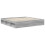 VidaXL vidaXL Bed Frame Grey Sonoma 200 x 200 cm Solid Pine Wood 3