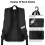 Baseball Bat Backpack with 4 Bat Sleeves and Separate Cleat Pocket White 3