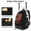 Softball Equipment Backpack for Team Training Carry and Bats Black 6
