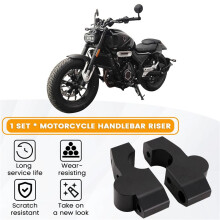 Accesorios de la Motocicleta Manillar Riser Clamp Adaptador Manillar Altura Elevación Montaje para Voge CU525 CU 525