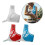 Comdortable Archer Chest Guard Adjustable Simple Chest Protector Breast Guard Red M 7
