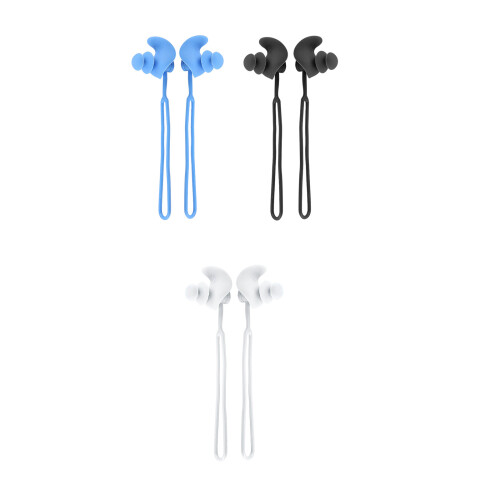 Swim Earplugs for Lap Training, Regular Corded Earplugs for Use Now Blue 1