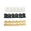 12Pcs Guitar String Fasteners Set 3 Hole Plastic Guitar String Ties Bridge Beads White 2