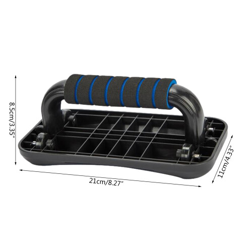 Pushes up Bar Stands Abdominal Core Workout Roller Abdominal Muscle Trainer 2