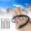 5Pcs Coiled Fishing Lanyards with Carabiner Coiled Tethers Secure Tackle Tool Orange 3