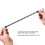 5Pcs Coiled Fishing Lanyards with Carabiner Coiled Tethers Secure Tackle Tool Orange 4