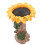 Sonnenblumen Vogelbad Harz Gartendeko 2