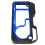 Metall Abdeckung Motorrad Instrument Blau 1