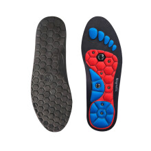 1 Pair Shock Absorbing Insoles Acupressures Insoles Magnetic Massage Black red large