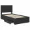 VidaXL vidaXL Bed Frame Black and Silver 90 x 200 cm Engineered Wood 3
