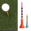 30Pcs Colorful Plastic Tees Replacement Training Practice Tees Golfs Accessorys 83mm 2