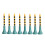 30Pcs Colorful Plastic Tees Replacement Training Practice Tees Golfs Accessorys 83mm 4