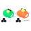 Tennis Practice Rebounder Trainer Set with String Solos Tennis Trainer Practice Green 2