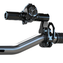 Motorrad Aufhänger Haken 22mm T6063 CNC Schwarz