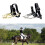 Arched Metal PU Spur Band with Secure Closures for Stable Use Gold 8