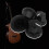 3Pcs/set Bass Knobs Guitar Knobs Potentiometer Jazzes Bass Knobs Concentric Knob L 11
