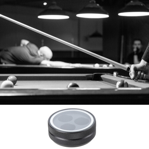 Light Weight Pool Billiard Cue Tips Case Billiards Cue Tip Storage Box Container Gold 2