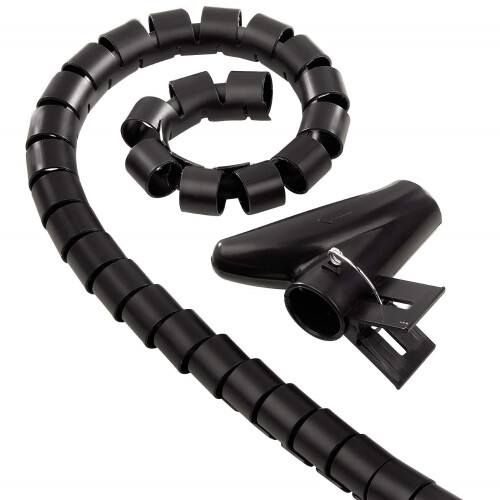 Hama Kabelbündel-Schlauch Easy Cover 1,5m  30mm Schwarz 1