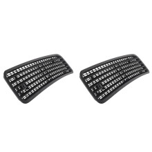 2X Motor Motorhaube Oberer Kühlergrill Grill Belüftungsdeckel Verkleidung für W221 W251 2007-2013 A2218800205 Rechts