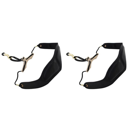 2X Adjustable Saxophone Strap, Saxophone Neck Strap, High/Medium/Tenor Saxophone Single Shoulder Strap