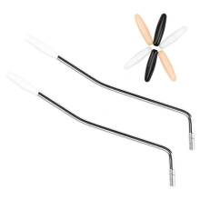 2 Stuks 5/6Mm Draad Tremolo Arm Whammy Bar, Metalen Tremolo Arm met Tip voor Stratocaster Elektrische Gitaar Tremolo Systeem