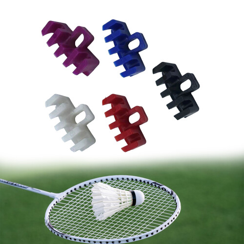 Badminton Stringing Guard with 4-Point Shape for Frame Support White 2