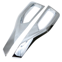 For Leaf ZE1 2018 2019 2020 2021 2022 Chrome Front Fog Light Lamp Cover Trim Foglight Bezel Decoration Frame