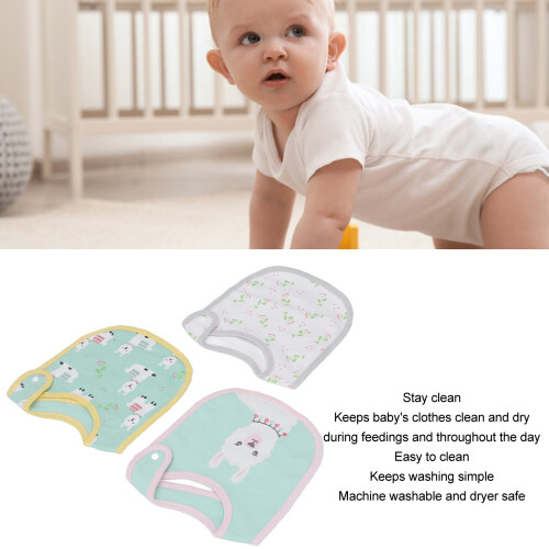 Baby Lätzchen 3er Set Weiche Baumwolle
