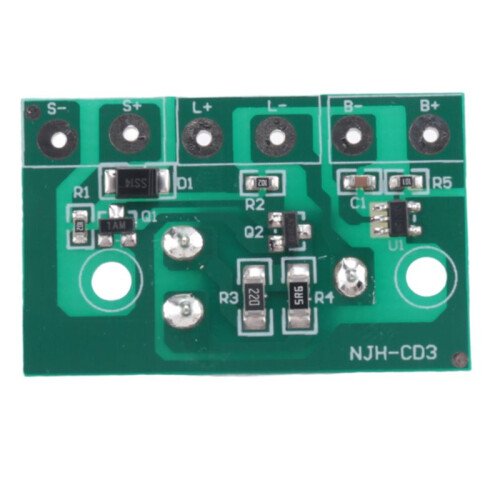 Solar Lawn Light Controller Board 3,7V Litiumbatteri Solar Spotlight Light Solar Light Kretskort med StröMbrytare