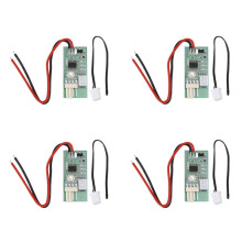 4X 12V 4 Wire PWM Fan Temperature Control Speed Controller Governor Regulator for PC Computer CPU Fan Cooler Alarm