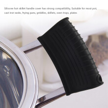 Coperchio per Manico Caldo nel Silicone da 4 Pezzi Coperchio per Manico nel Ghisa Coperchio per Manico nel Pentola Manicotto Resistente al Calore