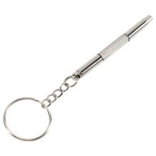 destornillador 3 en 1 Llavero hueco hexagonal tuerca plana Phillips Gafas de